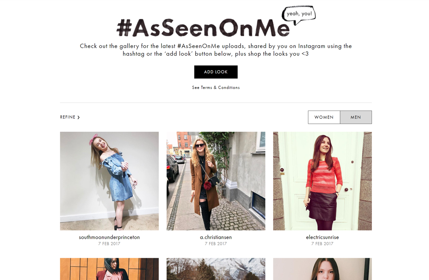 ASOS's as seen on me campaign