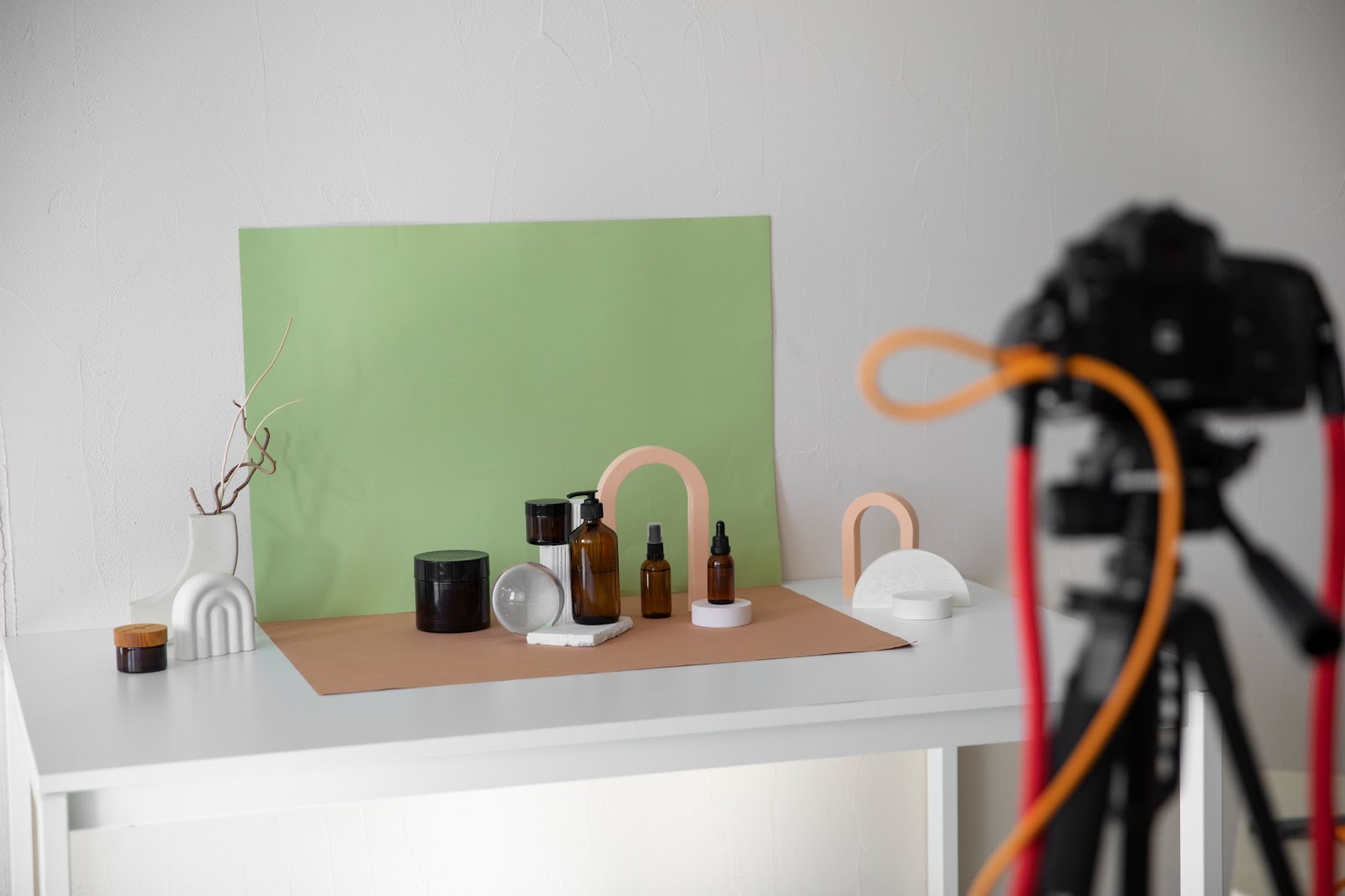 Product photoshoot setup