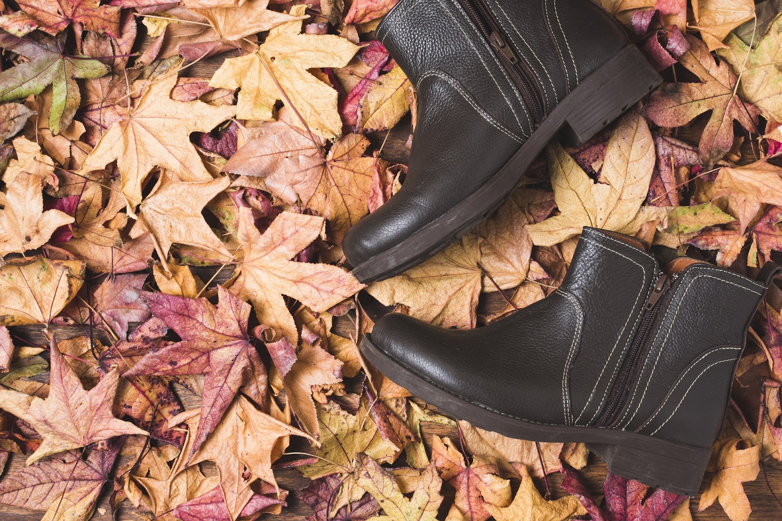 Footwear in a vibrant background